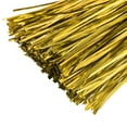 thumbnail image 5 of Uxcell Foil Twist Ties 4.72" Plastic Closure Tie for Bread Candy Gold Tone 750Pcs, 5 of 5