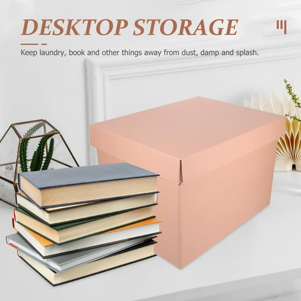ADDHAT Canasta De Almacenamiento Plegable Rosa Con Estructura Fuerte Y Asa Para Ropa Y Más
