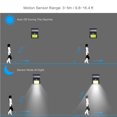 thumbnail image 3 of Moyic Lámpara de pared con sensor solar de 48 LED, sensor de movimiento PIR, lámpara de pared, luz nocturna de seguridad para exteriores, resistente Iluminación y accesorios Moyic HA018418-00, 3 of 6