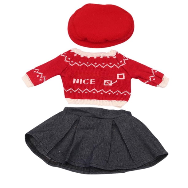 Wartleves Surtido de ropa para muñecas, conjuntos de moda para muñecas con accesorios, ropa elegante para muñecas de 18 pulgadas, regalo para amantes de las muñecas y juegos de disfraces para niñas