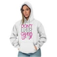 thumbnail image 4 of Don’t Give Up Breast Cancer Awareness Hoodie Sweatshirt Women Brisco Brands S, 4 of 6
