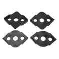 thumbnail image 1 of 4PCS R Corner Templates Round Angle Radius Jig Routing Template ABS Woodworking Corner Locator Black, 1 of 9