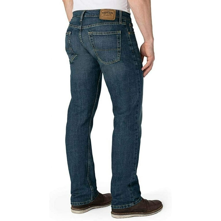 Levi signature straight jeans mens discount