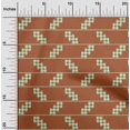 thumbnail image 1 of oneOone Cotton Silk Fabric Stripe & Check Kasuri Print Fabric BTY 42 Inch Wide, 1 of 4