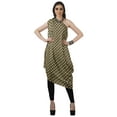 thumbnail image 1 of Moomaya Robe Kurti Sans Manches à une Épaule Imprimée pour Femmes, Vêtement de Créateur Boho pour Fête, 1 of 7
