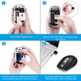 thumbnail image 3 of Ratón Inalámbrico USB Tipo C Adepaton Negro, 3 of 7