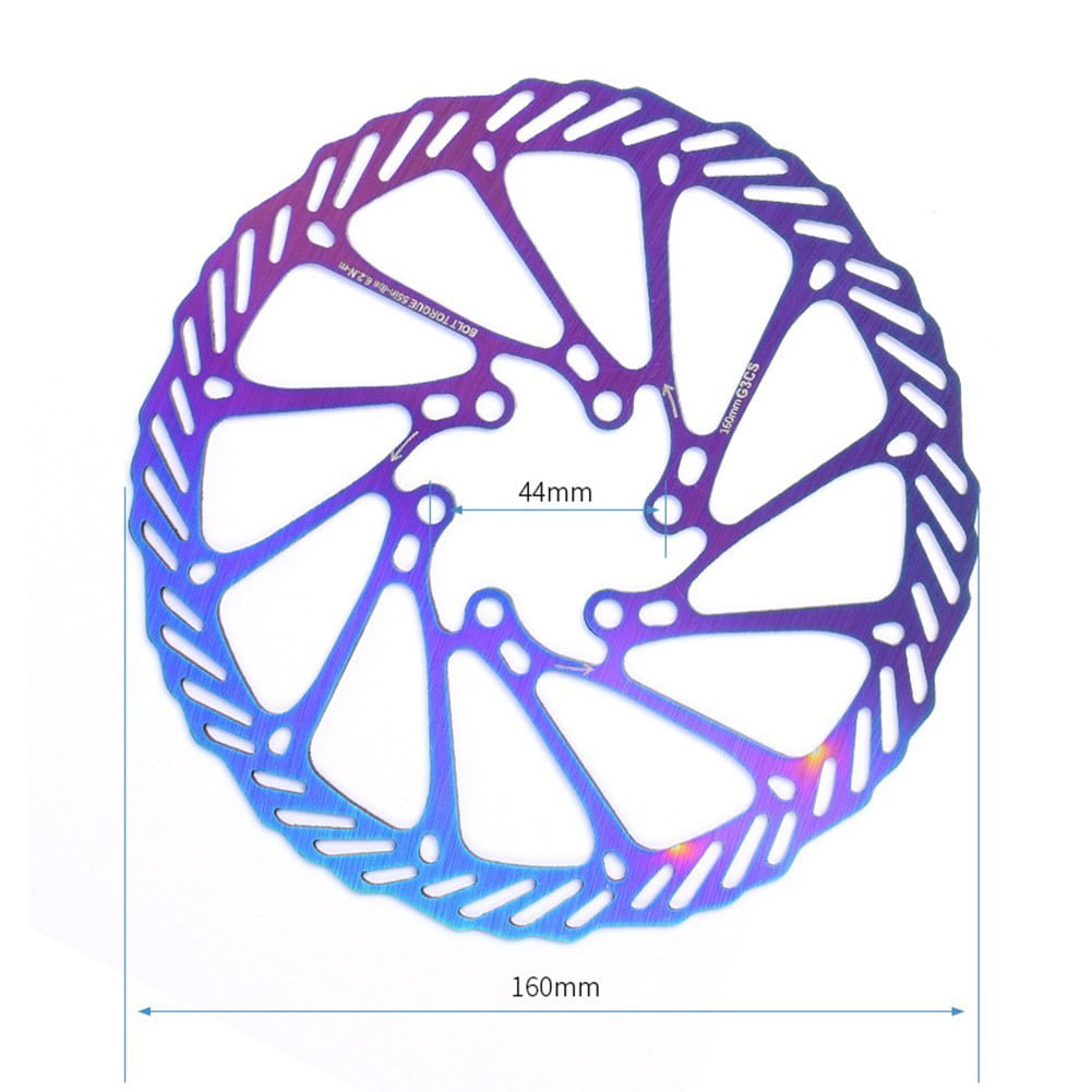 160/180mm Oil Slick MTB Mountain Bike Bicycle Colorful Brake Rotor Brake Disc 