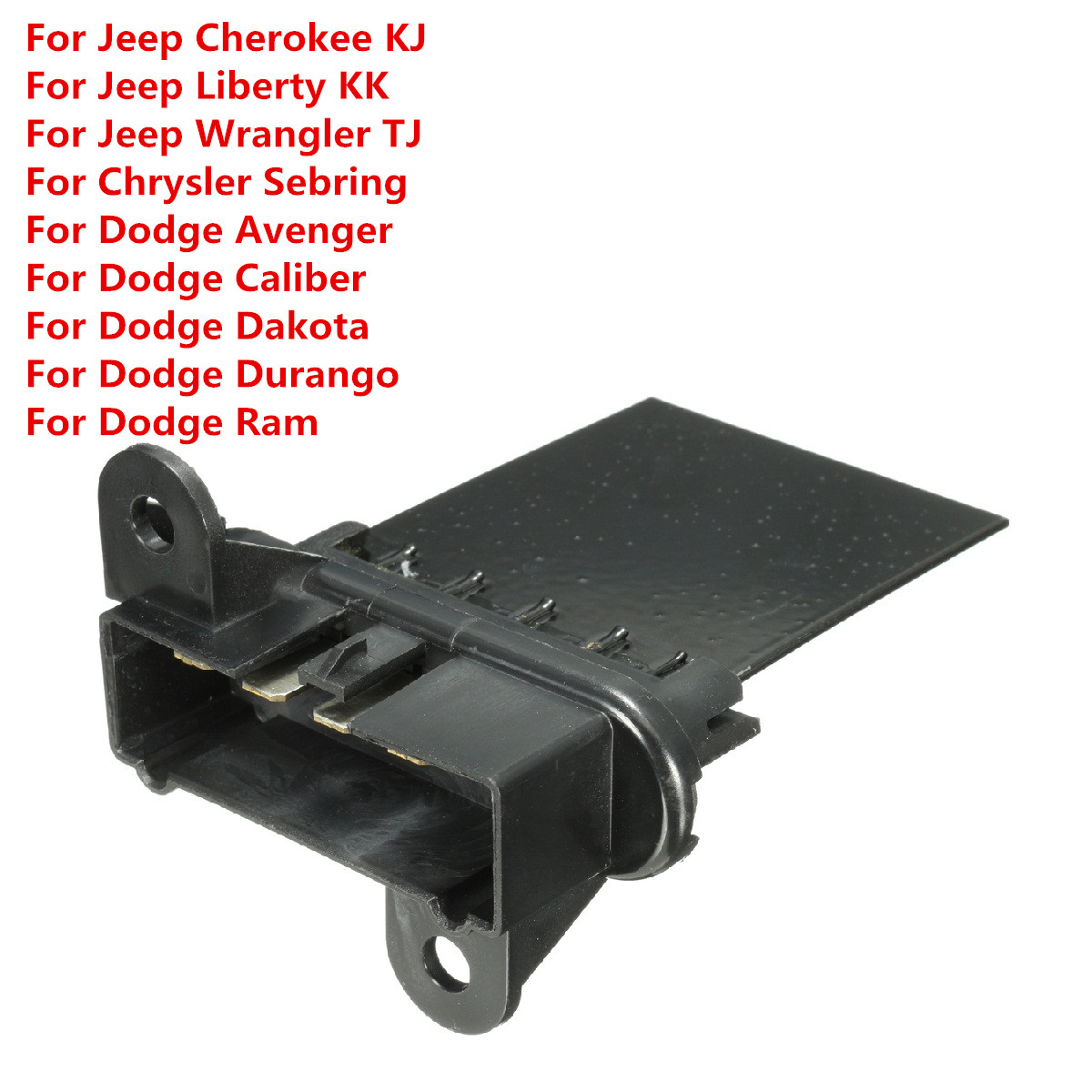 5 Pins Heater Blower Motor Resistor Pack For Jeep Cherokee Liberty