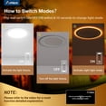 thumbnail image 3 of Amico luz empotrable LED de 4" en paquete de 12, 5 CCT regulable, 10 W, 700 lm, 3 of 6