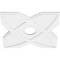 thumbnail image 2 of 24"OD x 5"ID x 8 1/4"C x 1"P Titus Architectural Grade PVC Contemporary Ceiling Medallion, 2 of 11