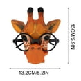 thumbnail image 4 of Aufmer Handmade Wood Carved Animal Eyeglass Holder, Cute Sunglasses Display Stand, Nightstand Home Office Desk Decor, Christmas Holiday New Year Business Gift for Men Women Adults, 4 of 8