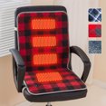 thumbnail image 3 of Colorful Sofa Heating Pads 5V Heated Seat Cushion 35.43x17.72 Inch Heated Pads for Back Rectangular Embroidered Seat Pad Warm Seat Cushion for Sofa Bed Bedroom, 3 of 4