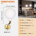 thumbnail image 2 of Bombilla LED SD LUX de gran tamaño Giant Edison 16W 2400LM E26, 2 of 5