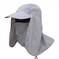 thumbnail image 1 of Home Prefer Mens Sun Hat with Neck Flap Quick Dry UV Protection Caps Fishing Hat, 1 of 6