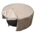 thumbnail image 2 of Hiland HLI-F-RCVR Couvercle de Foyer Rond Imperméable au Propane, 48 x 48 x 23 Bronzages, Carré, 2 of 2