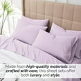 thumbnail image 6 of Neutral Solid Color Brushed Microfiber Deep Pocket Sheet Set, 6 of 9