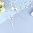 thumbnail image 5 of 1PC Automatic Flower Watering Device Plant Waterer Self Watering Globes Flower Shape Hand Blown ClearPlastic Aqua Bulbs, 5 of 12