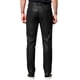 thumbnail image 3 of Pantalones de hombre Inspire Chic de imitación de cuero, ajustados, con cremallera, color negro, talla 32, 3 of 5