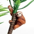 thumbnail image 3 of Ksopiavobs Realistic Sloth Figurine Plastic Sloth Wild Animal Figurine for Collection Desktop Decoration, Pack of 2, 3 of 4