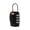 Black, variant on Padlock Digit Password Combination Padlocks Password Padlock Zinc Alloy for Gym Outdoor Locker Cases Luggages