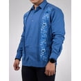 thumbnail image 3 of Guayabera Yucateca Bordada Lino Modelo Colibrí Manga Larga, 3 of 8