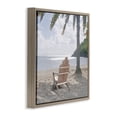 thumbnail image 3 of Stupell Industries Coastal Chair Under Palm Tree Brown Floating Frame Canvas Art, 25 x 25, by Noah Bay, 3 of 8