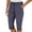Light Purple, variant on Capri Pants for Women Spring Summer Elastic High Waist Row Up Hem Cropped Hiking Pants with Pockets Womens Capris