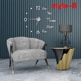 thumbnail image 5 of ODOMY Modern DIY Big Number European Simple 3D Wall Clock Sticker Home Living Room Decoration, 5 of 11