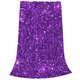 thumbnail image 2 of Balery Purple Glitter Manta de Felpa Suave y Acogedora – Cobija de Franela Aterciopelada para Cama, Lavable y Cálida para Sofá, Mascotas, Transpirable-50"x40", 2 of 7