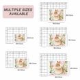 thumbnail image 6 of Easter Bunny Outdoor Rug 4x6 Ft, Non Slip Washable Area Rug, Pink Tulip Flowers Rabbit Country Botanical Patio Rugs Carpet Runner, Large Floor Mat for Indoor/Outdoor Deck Porch Camping, 6 of 8