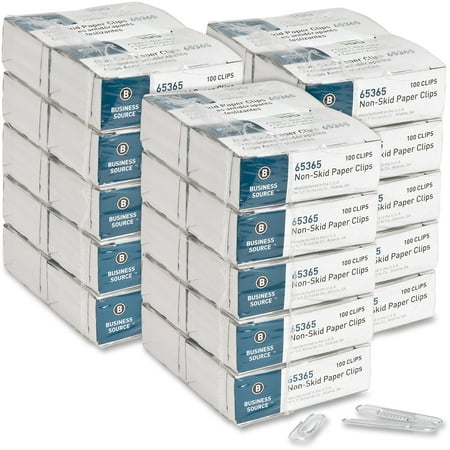 Business Source, BSN99758, No. 1 Nonskid Paper Clips, 3000 / Pack,