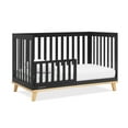 thumbnail image 3 of Delta Children Frankie 4-in-1 Convertible Crib - Greenguard Gold Certified, Black with Natural, 3 of 12