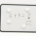 thumbnail image 5 of Fridge Magnets, 10 Pcs Strong Heavy Duty Small Heart Cute Mini Magnets for Refrigerator, Whiteboard, Locker, Kitchen, Office, Classroom (White), 5 of 6