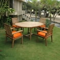 thumbnail image 3 of Teak Bahama Brianna 5-Pieces Extension Dining Set, 3 of 3
