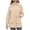 Beige, variant on Fleece Lined Outerwear Coats Women Plus Size Lightweight Fall Winter Warm Jacket with Detachable Hood, Pocket, Zip Up, Adjustable Cuff, Windproof Solid Casual Coat,Sizes S-XXXL