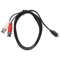 thumbnail image 2 of Cable MINIDI Pin Maleto BNC macho, MINI DIN 4 pines MINIDI PI Nto BNC macho Y Cable divisor MINIDI PI Nto BNCY Cable divisor Creado magistralmente, 2 of 8