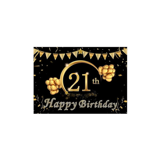 Telón de fondo Cubierta de fondo de cumpleaños rectangular de tela reutilizable exquisita para fiesta Jikaix