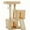 Beige, variant on PEQULTI 34" Multilevel Cat Tree with 2 bid Cat Condos and Sisal Posts for Kittens Indoor Use, Gray