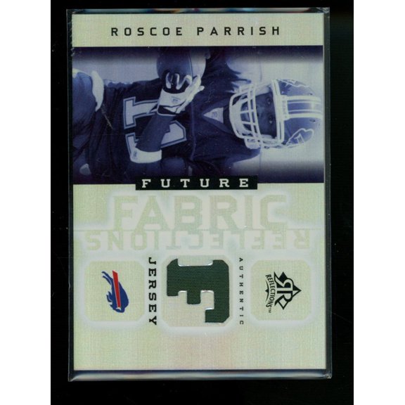 2005 Upper Deck Reflections Future Fabric FFR-RP Jersey Roscoe Parrish Buffalo Bills Buffalo Bills NFL Football Trading Card