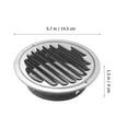 thumbnail image 3 of STOBOK Stainless Steel Round Air Vent Air Vent Covers 1Pcs, 3 of 6