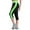 25Green85, variant on Quick Drying Elastic Tight Women's Reflective Pants Yoga Pants Calf Length Stretch Solid Color Athletic Gym Pilates Running Fitness Trousers , Navy