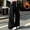 Black, variant on Sevevn Women’s High-Waisted Drawstring Solid Color Loose Baggy Wide Leg Sweatpants Casual Lounge Pants with Side Pockets