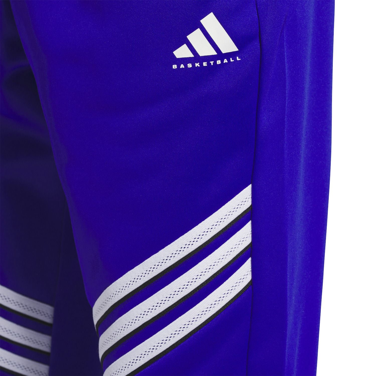 Men's adidas Select Foundation Fleece Basketball Pants Color: Gray White Size: XL