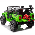 thumbnail image 3 of Joyracer 800W 24 Volt Ride on Toys for Big Kids, 4WD/2WD Switchable, 2 Seater Ride on Truck Car w/ Remote Control, Power Car Wheels, 3 Speeds, Spring Suspension, Bluetooth Music, Green, 3 of 12