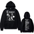 thumbnail image 1 of Rapper Tupac 2pac Hip Hop Hoodie Men's Fashion Hoodies Men Women Oversized Pullover Male Black Streetwear Man Vintage Sweatshirt, 1 of 1