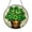 Acrylic 3.5 Inch, variant on Decorative Clover Plant Window Hanging Stained Glass Style Suncatcher, Green Leaf Window Panel Art, Botanical Window Decoration Gift