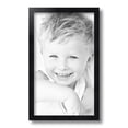 thumbnail image 2 of ArtToFrames 9" x 15" Satin Black Tall Picture Frame, 9x15 inch Black Wood Poster Frame (WOM-1852), 2 of 8