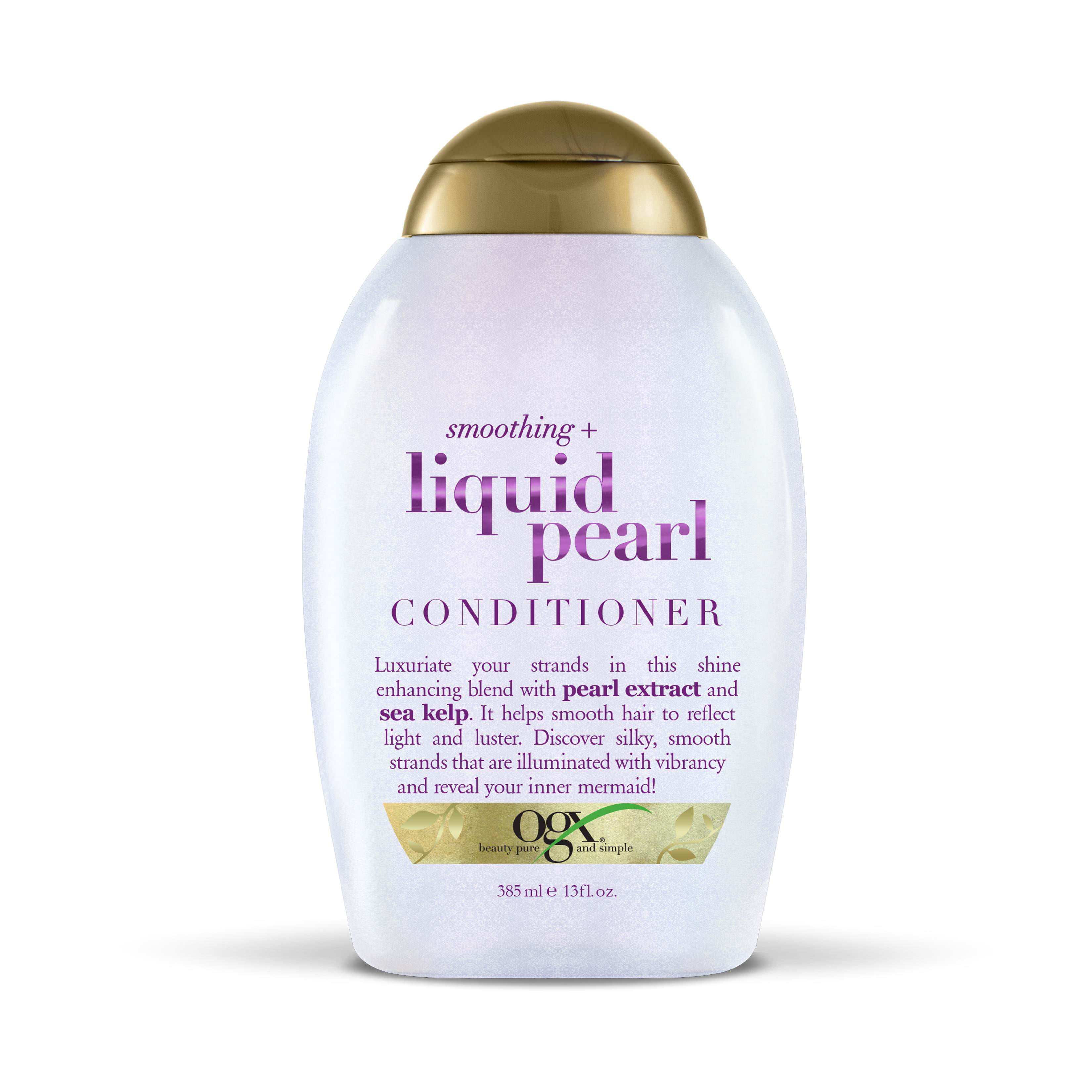 OGX Smoothing + Liquid Pearl Shine Enhancing Daily Conditioner, 13 fl oz