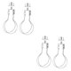 thumbnail image 1 of Advancent Lamp Shade Lights Bulb Adapter Clip, with  Finial Shade Attaching Top Plata 2 piezas 2piezas, 1 of 1