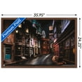 thumbnail image 3 of The Wizarding World: Harry Potter - Diagon Alley Wall Poster, 22.375" x 34" Framed, 3 of 6